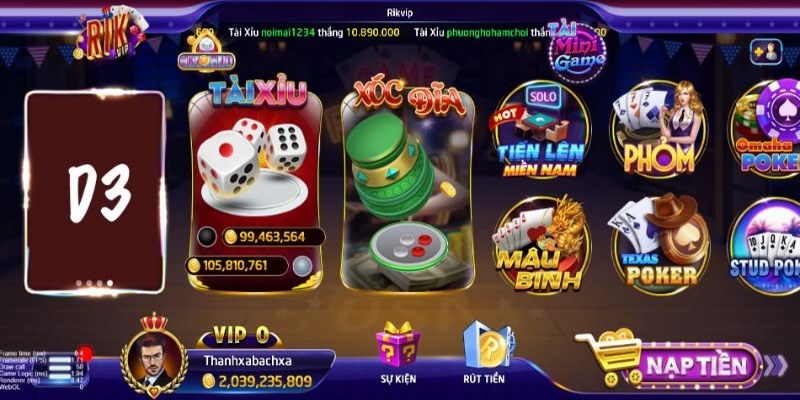 gioi thieu rikvip 3 Đơn vị cam kết nâng cao chất lượng game giải trí cá cược