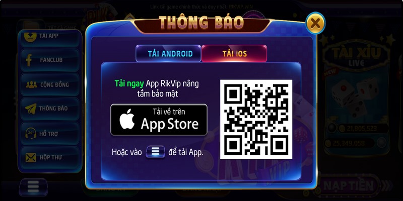 tai app rikvip 2 Các bước tải app Rikvip cho thiết bị hệ điều hành IOS