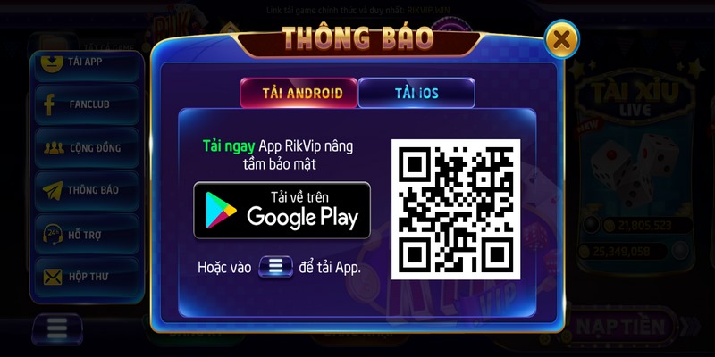 tai app rikvip 3 Hướng dẫn tải app Rikvip cho điện thoại hệ Android