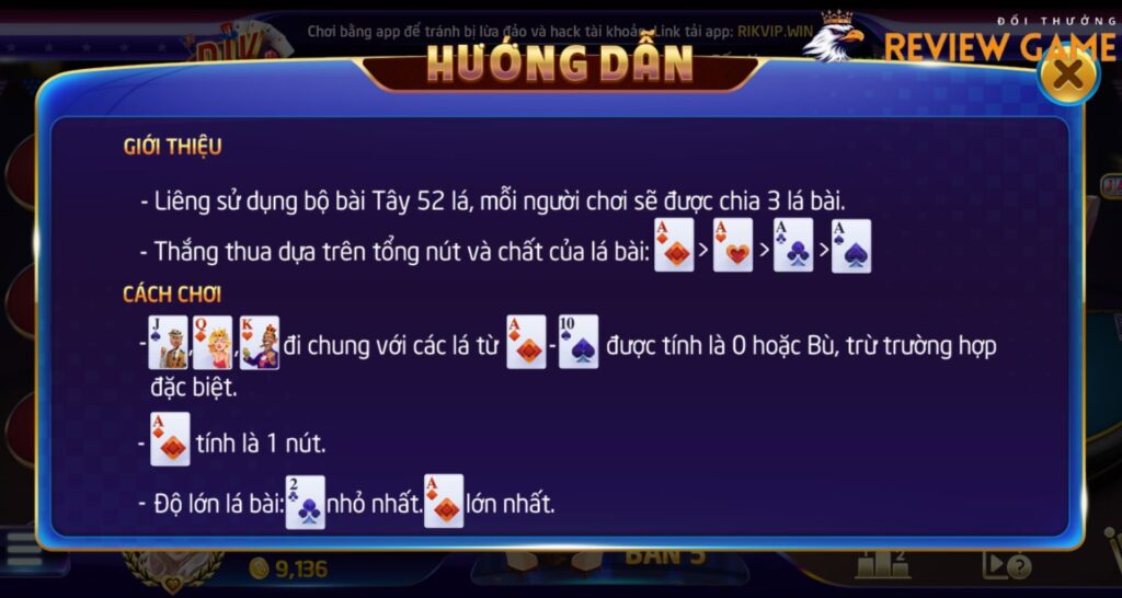 3 Cách Tính Điểm Chính Xác Trong Game Liêng Rikvip